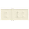 Amber Outdoor high back Chair Cushions | Set of 4 | Cream Polyester
