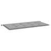 Ginny Garden Bench Cushion with Foam Fiber Filling | Gray Oxford Fabric