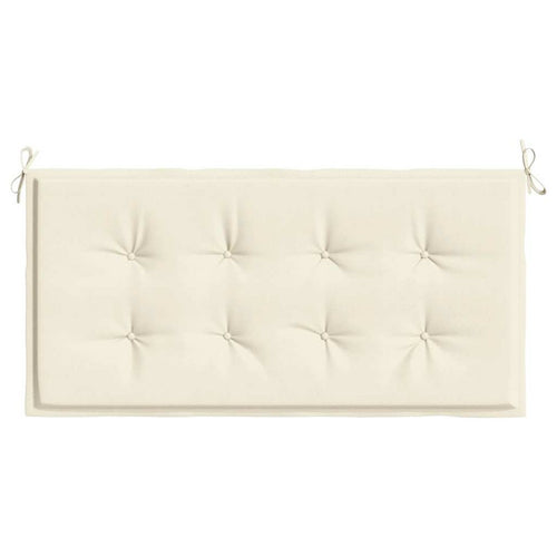 Ginny Garden Bench Cushion | Foam Fiber Filling | Cream Oxford Fabric