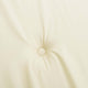 Ginny Garden Bench Cushion | Foam Fiber Filling | Cream Oxford Fabric
