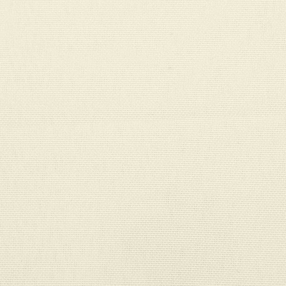 Ginny Garden Bench Cushion | Foam Fiber Filling | Cream Oxford Fabric