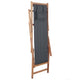 Saba Outdoor Adjustable Folding Beach Chair | Gray Eucalyptus Wood