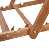 Saba Outdoor Adjustable Folding Beach Chair | Gray Eucalyptus Wood