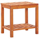 vidaXL Side Table Solid Acacia Wood 17.7"x13"x17.7