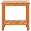 vidaXL Side Table Solid Acacia Wood 17.7"x13"x17.7