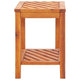 vidaXL Side Table Solid Acacia Wood 17.7"x13"x17.7
