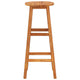 vidaXL Bar Chairs 2 pcs Solid Acacia Wood