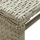 vidaXL Coffee Table Beige 27.6"x15.7"x15" Poly Rattan