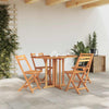 Mayo Garden Butterfly Dining Table | Foldable Design | Natural Teak Wood 47"