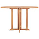 Mayo Garden Butterfly Dining Table | Foldable Design | Natural Teak Wood 47"