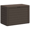 Sofia Outdoor Storage Box | Matte Finish | Brown Polypropylene 31"