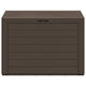 Sofia Outdoor Storage Box | Matte Finish | Brown Polypropylene 31"