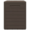 Sofia Outdoor Storage Box | Matte Finish | Brown Polypropylene 31"