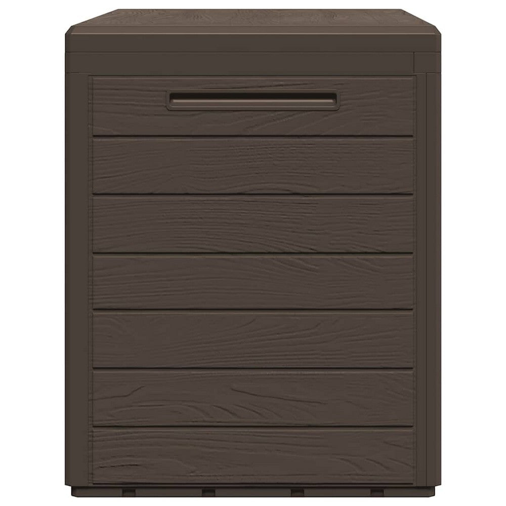 Sofia Outdoor Storage Box | Matte Finish | Brown Polypropylene 31"
