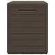 Sofia Outdoor Storage Box | Matte Finish | Brown Polypropylene 31"