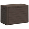 Sofia Outdoor Storage Box | Matte Finish | Brown Polypropylene 31"