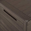Sofia Outdoor Storage Box | Matte Finish | Brown Polypropylene 31"