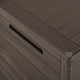 Sofia Outdoor Storage Box | Matte Finish | Brown Polypropylene 31"