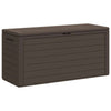 Sofia Outdoor Storage Box | Matte Finish | Brown Polypropylene 46"