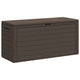Sofia Outdoor Storage Box | Matte Finish | Brown Polypropylene 46"