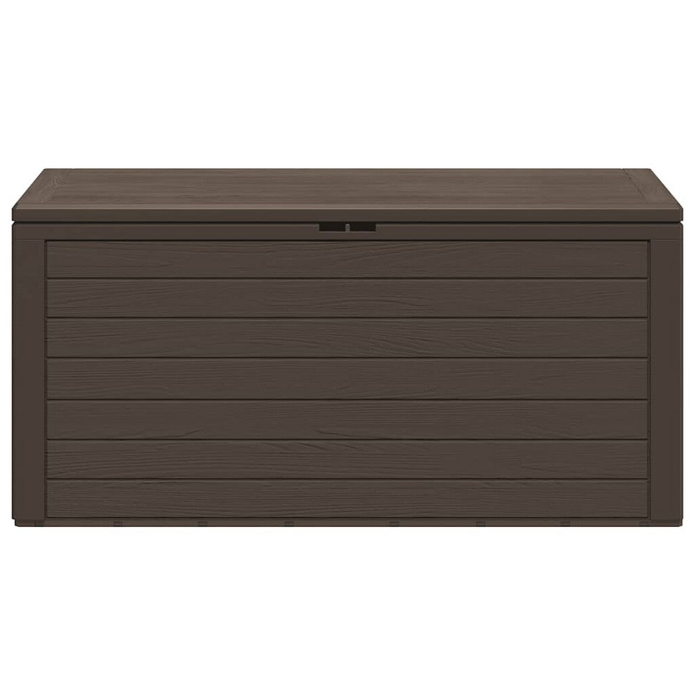 Sofia Outdoor Storage Box | Matte Finish | Brown Polypropylene 46"