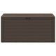 Sofia Outdoor Storage Box | Matte Finish | Brown Polypropylene 46"