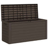 Sofia Outdoor Storage Box | Matte Finish | Brown Polypropylene 46"