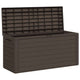 Sofia Outdoor Storage Box | Matte Finish | Brown Polypropylene 46"