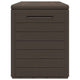 Sofia Outdoor Storage Box | Matte Finish | Brown Polypropylene 46"