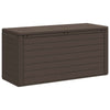 Sofia Outdoor Storage Box | Matte Finish | Brown Polypropylene 46"