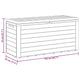 Sofia Outdoor Storage Box | Matte Finish | Brown Polypropylene 46"