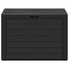 Sofia Modern Outdoor Storage Box | Anthracite Polypropylene 31"