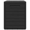 Sofia Modern Outdoor Storage Box | Anthracite Polypropylene 31"