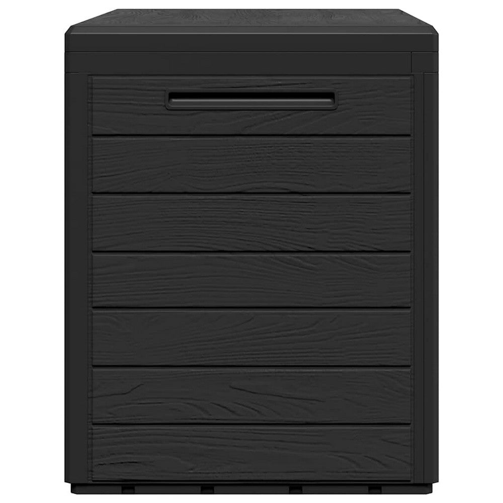 Sofia Modern Outdoor Storage Box | Anthracite Polypropylene 31"