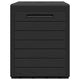 Sofia Modern Outdoor Storage Box | Anthracite Polypropylene 31"