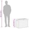 Sofia Modern Outdoor Storage Box | Anthracite Polypropylene 31"
