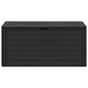 Sofia Modern Outdoor Storage Box | Anthracite Polypropylene 46"