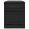 Sofia Modern Outdoor Storage Box | Anthracite Polypropylene 46"