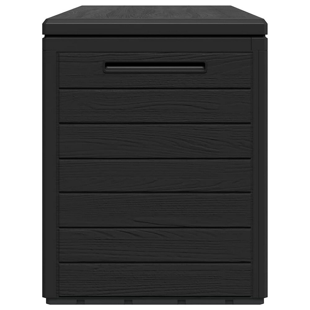 Sofia Modern Outdoor Storage Box | Anthracite Polypropylene 46"