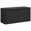 Sofia Modern Outdoor Storage Box | Anthracite Polypropylene 46"