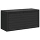 Sofia Modern Outdoor Storage Box | Anthracite Polypropylene 46"