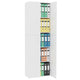 vidaXL Office Cabinet White 23.6x12.6x74.8" Engineered Wood