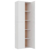 vidaXL Office Cabinet White 23.6x12.6x74.8" Engineered Wood