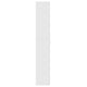 vidaXL Office Cabinet White 23.6x12.6x74.8" Engineered Wood