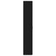 vidaXL Office Cabinet Black 23.6x12.6x74.8" Engineered Wood