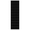 vidaXL Shoe Cabinet Black 21.3"x13.4"x72" Engineered Wood