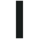 vidaXL Shoe Cabinet Black 21.3"x13.4"x72" Engineered Wood