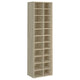 vidaXL Shoe Cabinet Sonoma Oak 21.3x13.4x72.0" Engineered Wood