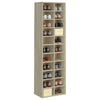 vidaXL Shoe Cabinet Sonoma Oak 21.3x13.4x72.0" Engineered Wood