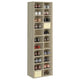vidaXL Shoe Cabinet Sonoma Oak 21.3x13.4x72.0" Engineered Wood